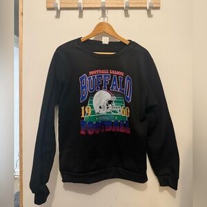 Buffalo Football League Black Sweatshirt